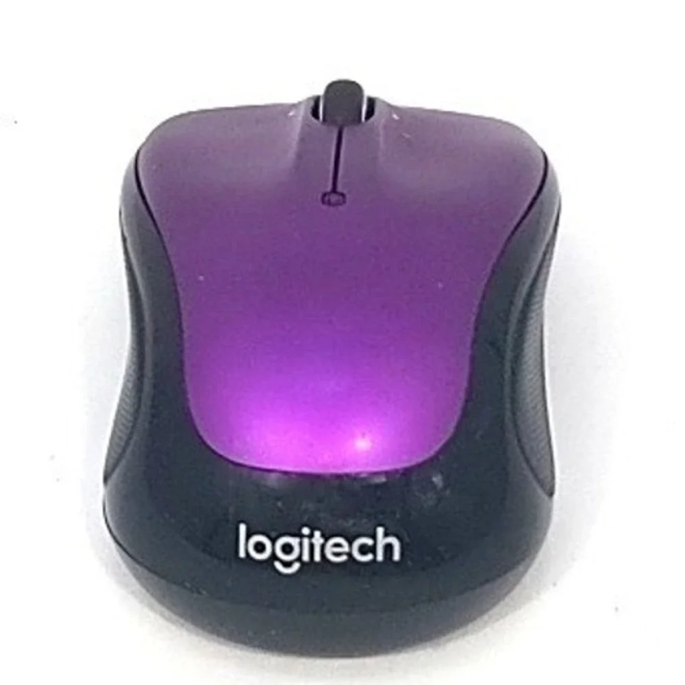 Logitech M325 Vivid Purple Violet Wireless Optical Mouse w/ Dongle